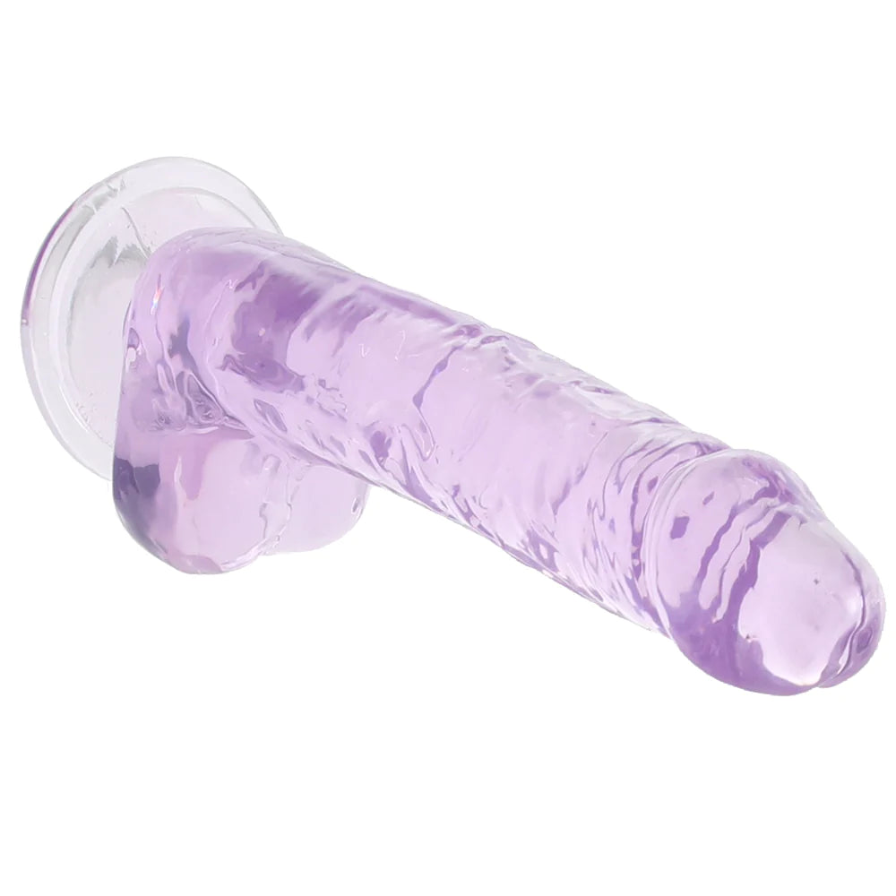 Naturally Yours 7 Inch Crystalline Dildo in Amethyst