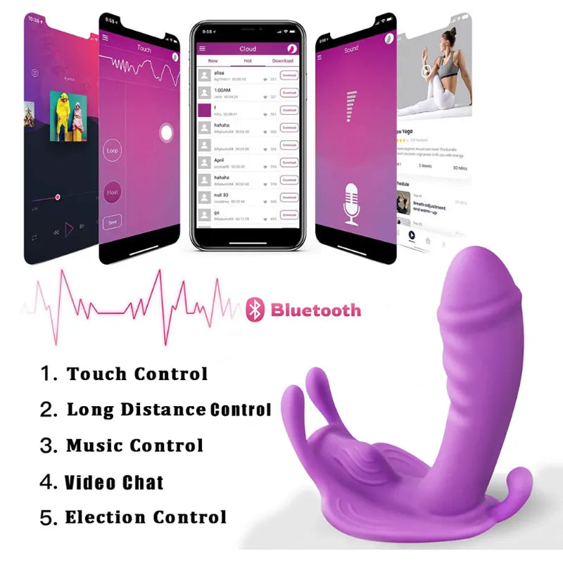 App Butterfly Panty Vibe - App Controlled