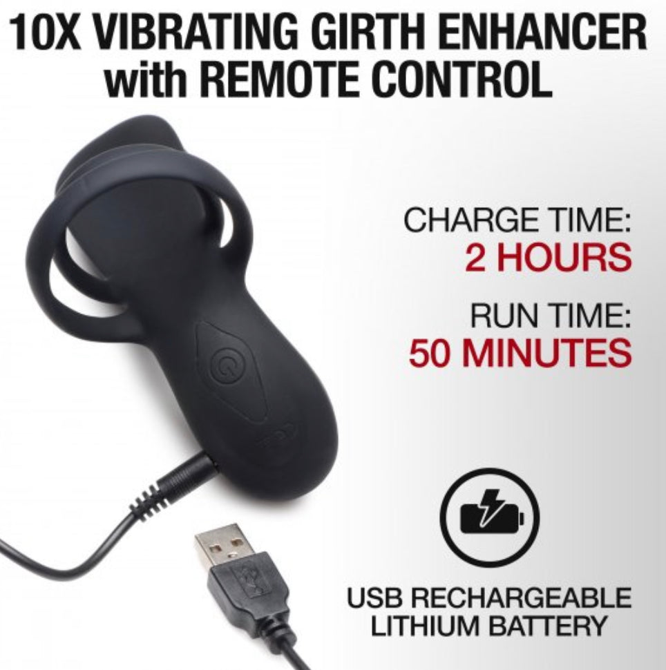 Vibrating Girth Enhancer w/ Remote Control